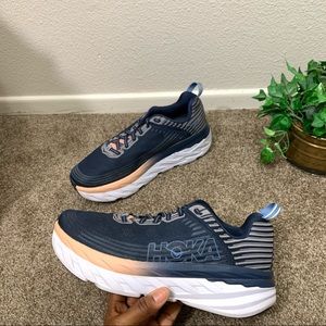 Hoka One One Bondi 6 Indigo/Dusty Pink Shoe